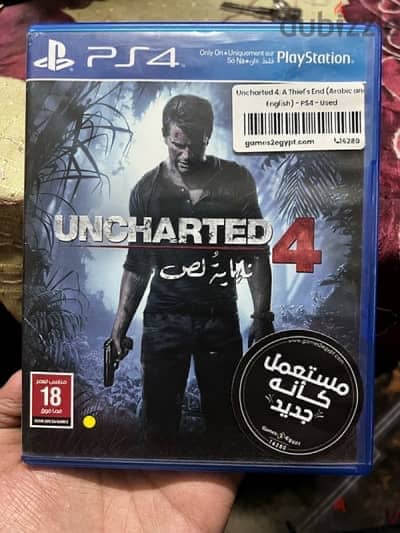 Uncharted 4: A Thief's End للبيع او للبدل