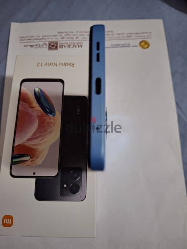 كسر زيرو -موبايل ريدمي نوت 12- 8 جيجا رام 256 ذاكره.  Redmi note 12 3