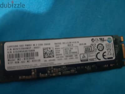 Ssd 256 m2 Samsung