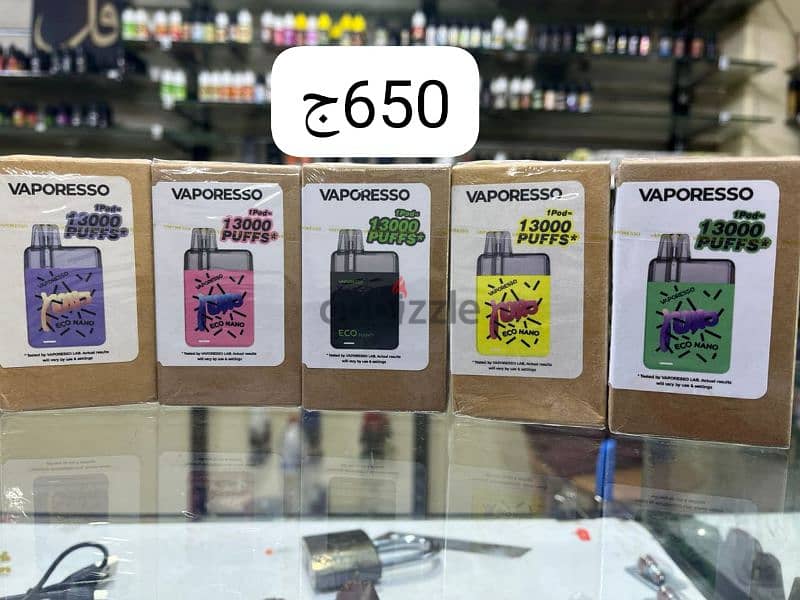 فيب بود ديسبوبل فابوريسو جديد متبرشم New Disposable Vaporesso Vape Pod 1