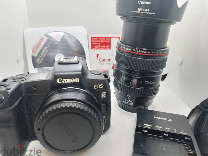 Canon R +24-105 f 4 +bag+ peper pric good 0