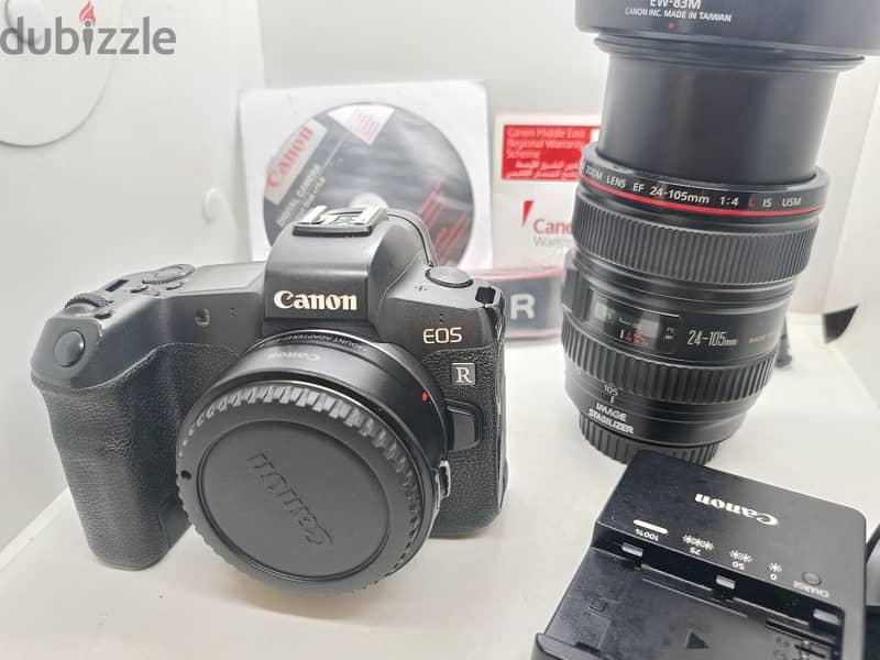 Canon R +24-105 f 4 +bag+ peper pric good 2