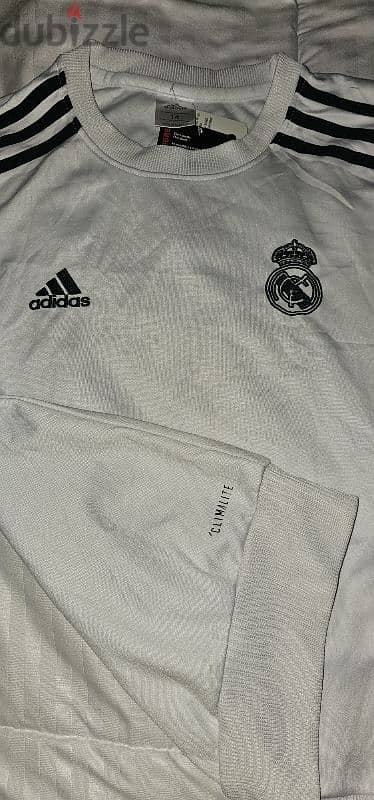 Adidas Real Madrid Climalite, new, kids size 14 تيشرت كورة مدريد 2