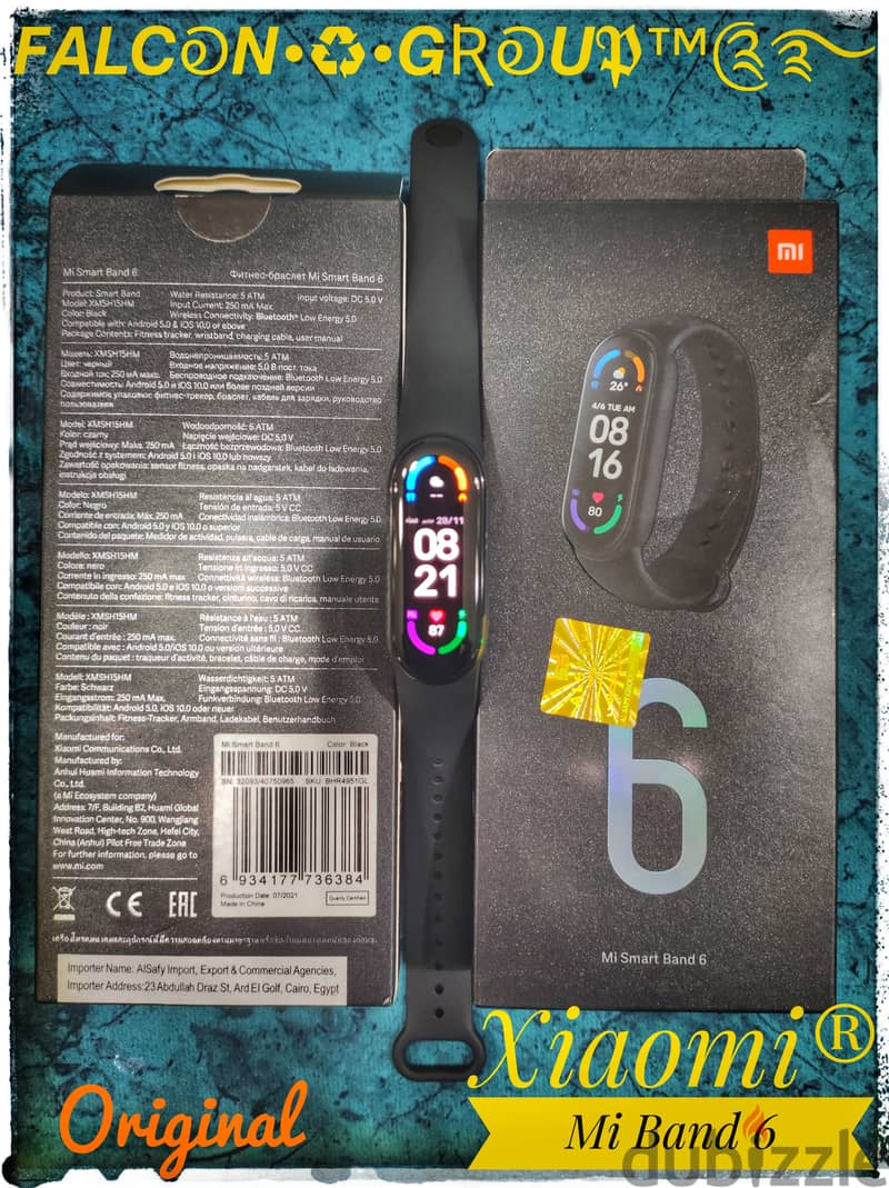 Mi band 6 Original + new strap 0