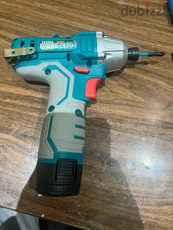 total impact driver 12v 100nm with one type c battery 1