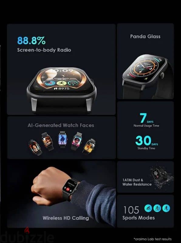 ساعة اورايمو ٥ oraimo smart watch 5 3