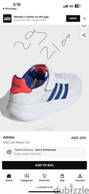 size 29 Adidas 3