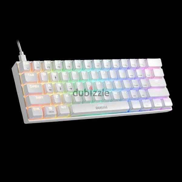 gaming keybord hermes e3 rgb 61 keys كيبورد جامينج بينور 3