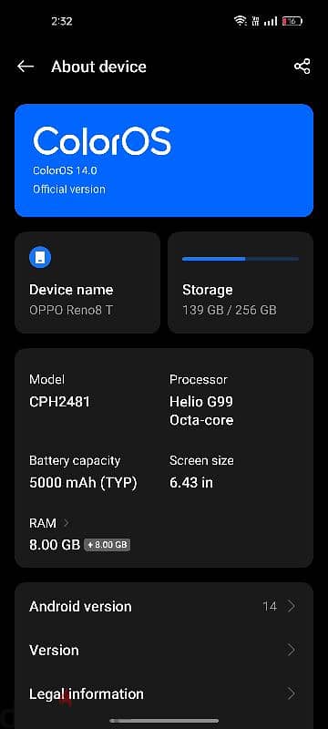 oppo reno 8t 2