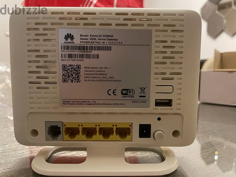 راوتر فودافون vdsl بحالة ممتازة كالجديد 1