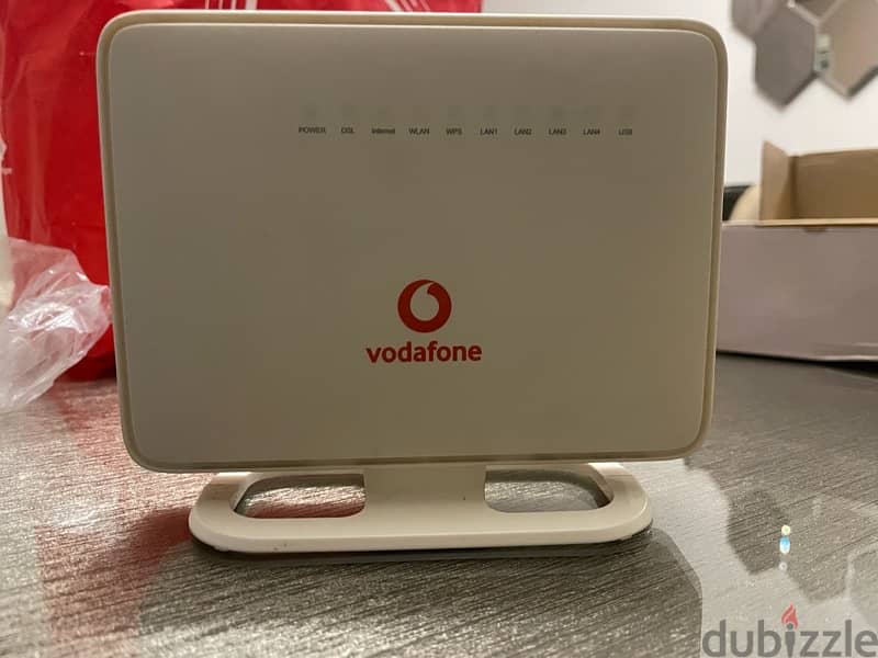 راوتر فودافون vdsl بحالة ممتازة كالجديد 3