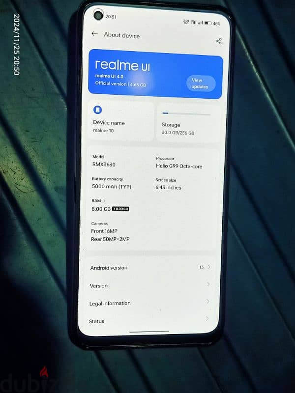 OPPO REALME 10 اوبو ريلمي 3