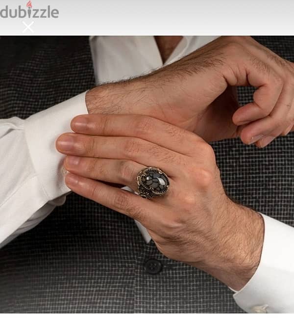 Silver ring خاتم فضة 1