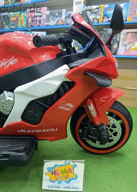 موتوسيكل kawasaki للأطفال 6