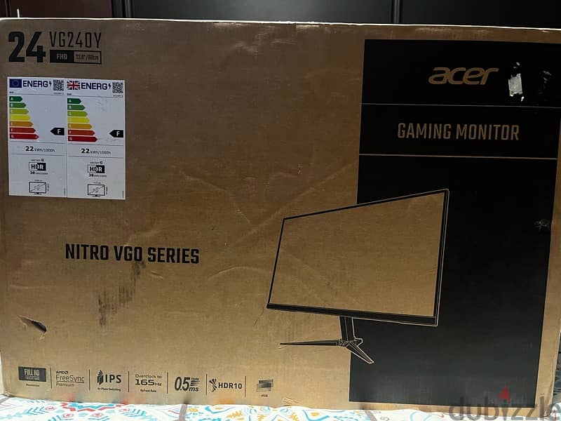 Acer VG240Y 165hz IPS Gaming Monitor 0