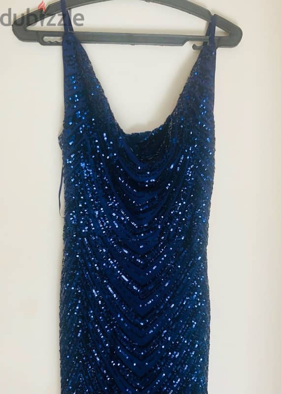 Lipsy London Navy Dress Backless Dress 0