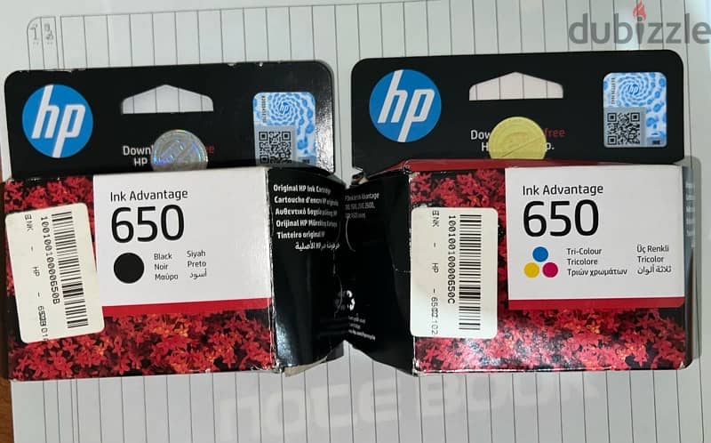 Hp ink 650 0