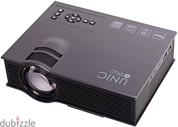 Unic UC46 Mini Portable Projector 1200 Lum HD 3D LED Wifi Theater f/ A 5