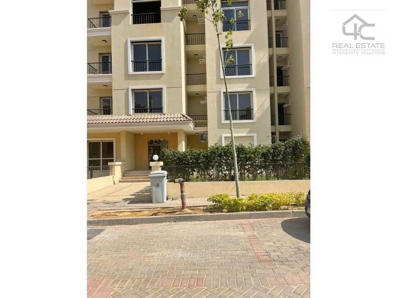 Apartment128 m for sale ready to move with the lowest down payment in the market in Sarai Compound 0