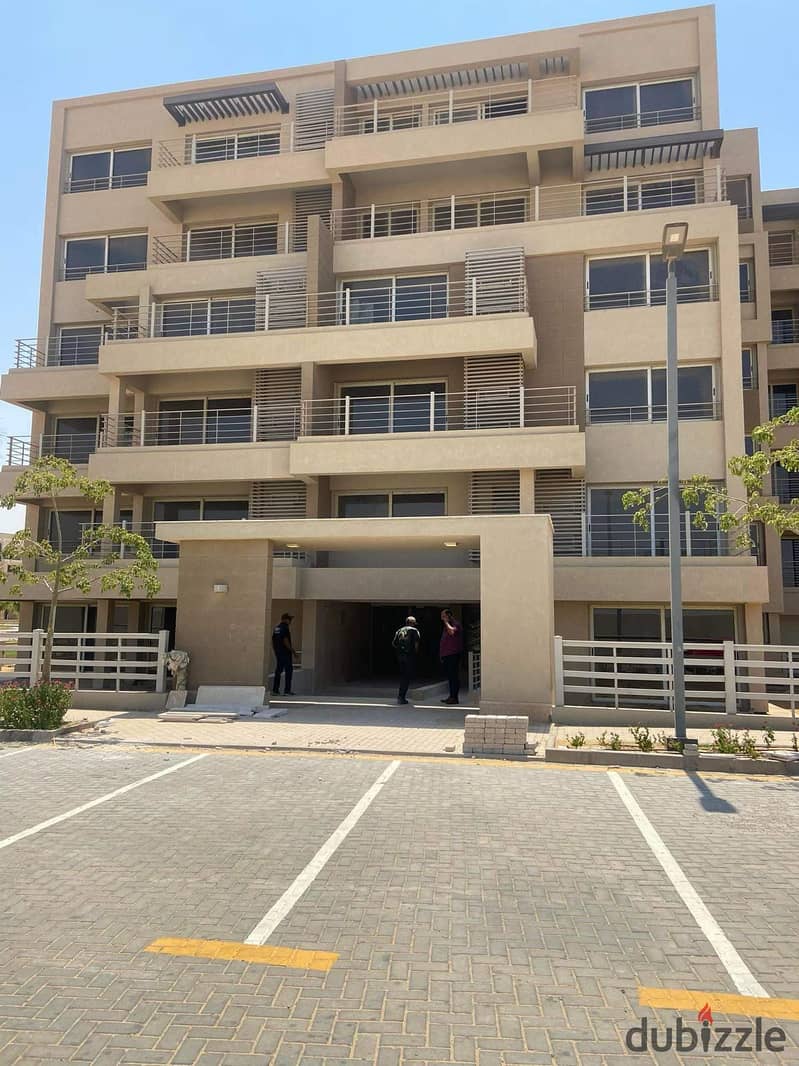 apartment for sale cash direct view club house in compound Capital gardens Palm hills 0