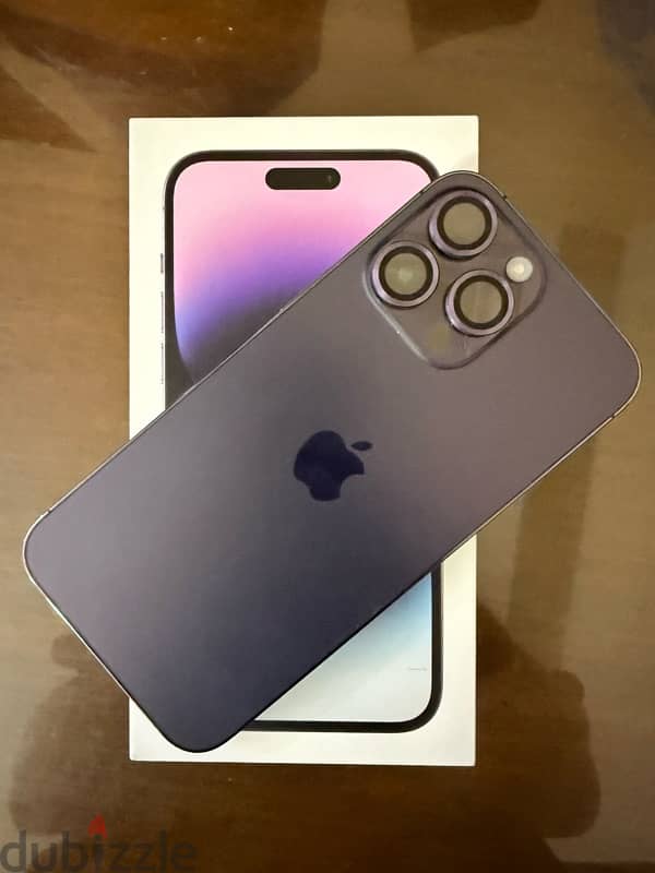 IPhone 14 Pro Max physical dual sim deep purple آيفون ١٤ برو ماكس خطين 2