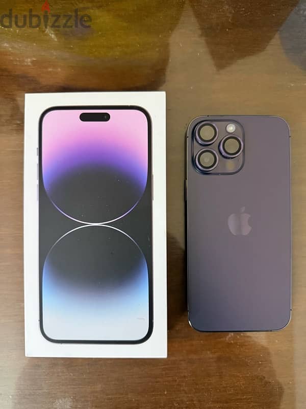 IPhone 14 Pro Max physical dual sim deep purple آيفون ١٤ برو ماكس خطين 7