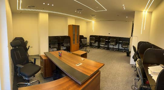 مكتب اداري للايجار 86م مفروش بالكامل في التجمع الخامس Office For Rent