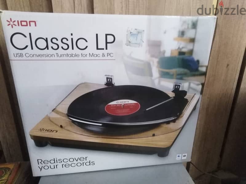 ION Classic LP - USB Conversion Turntable for Mac & PC 0