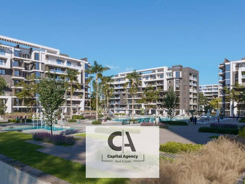 Apartment with garden  for sale Ready To Move in the most prestigious compound in the settlement  El Patio Oro La Vista |  With a 20% cash discount 0