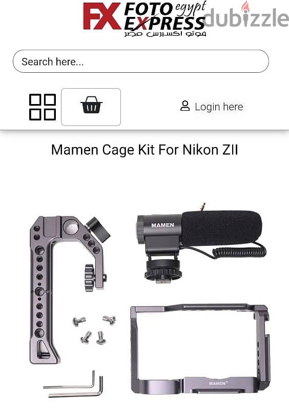 Camera cage + mic (mamen) 6