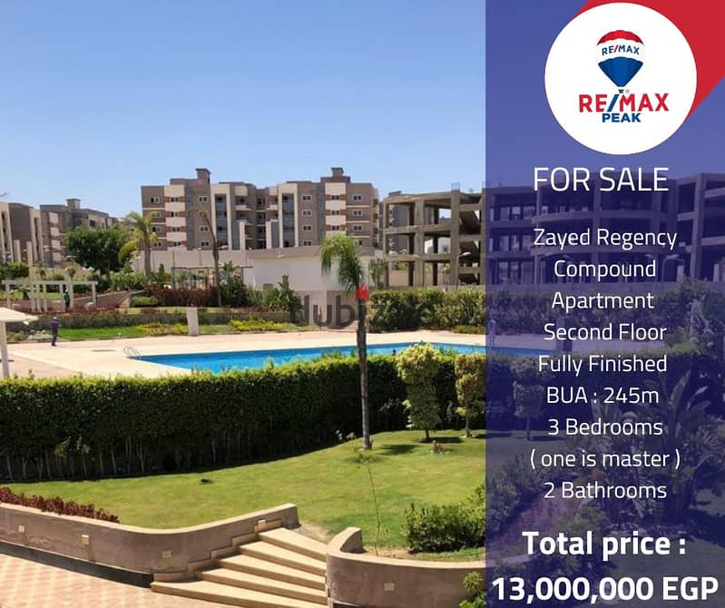 Zayed Regency Compound Apartment  For Sale 245m 0