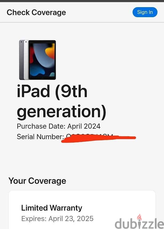 apple iPad 9 64 WiFi متبرشم ضمان ساري 1