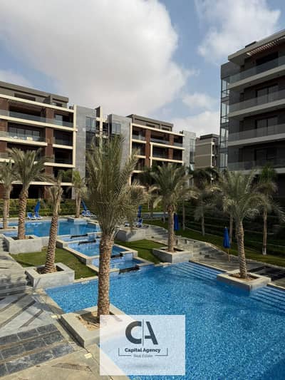 Apartment with garden for sale fully finished 0% down payment in the heart of the Fifth Settlement with a 23% discount on cash_La Vista_El patio Oro