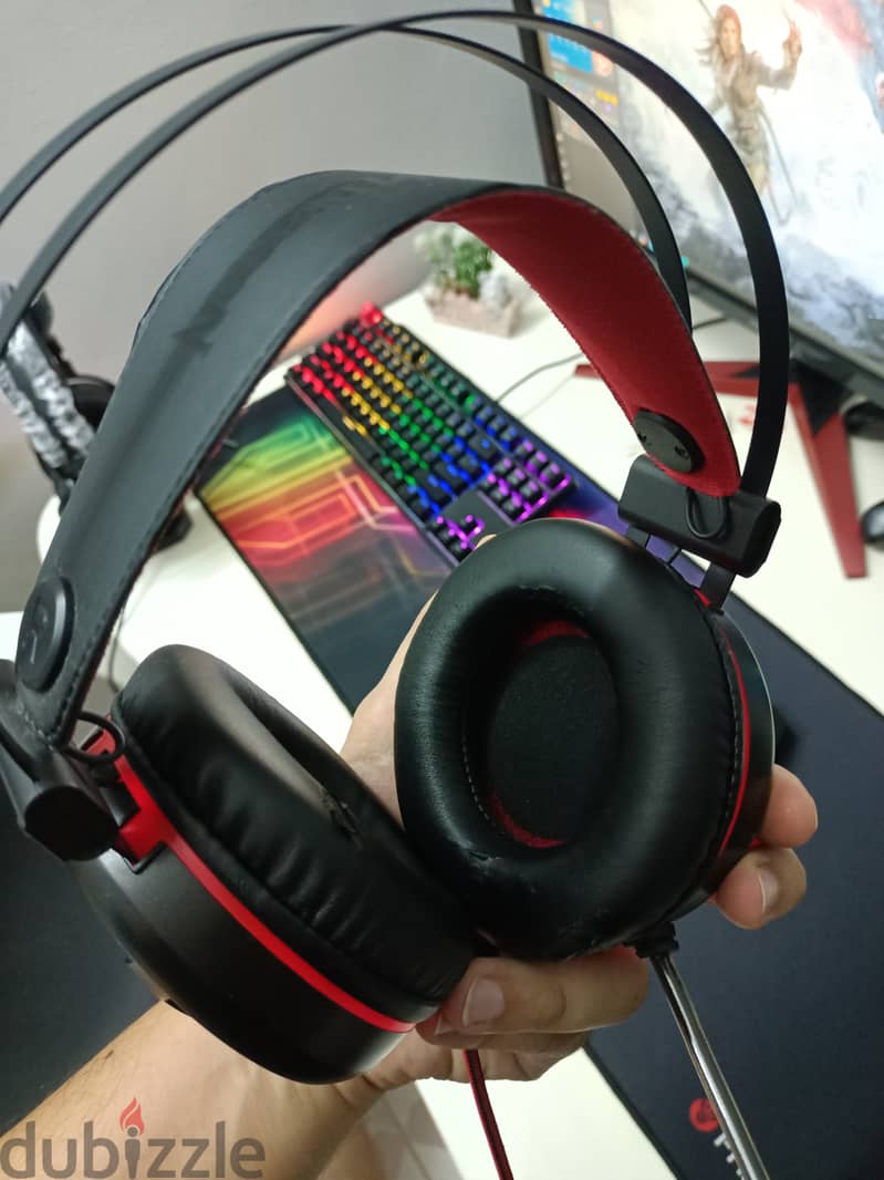 Redragon MINOS H210 7.1 GAMING HEADSET + ONIKUMA STAND 4