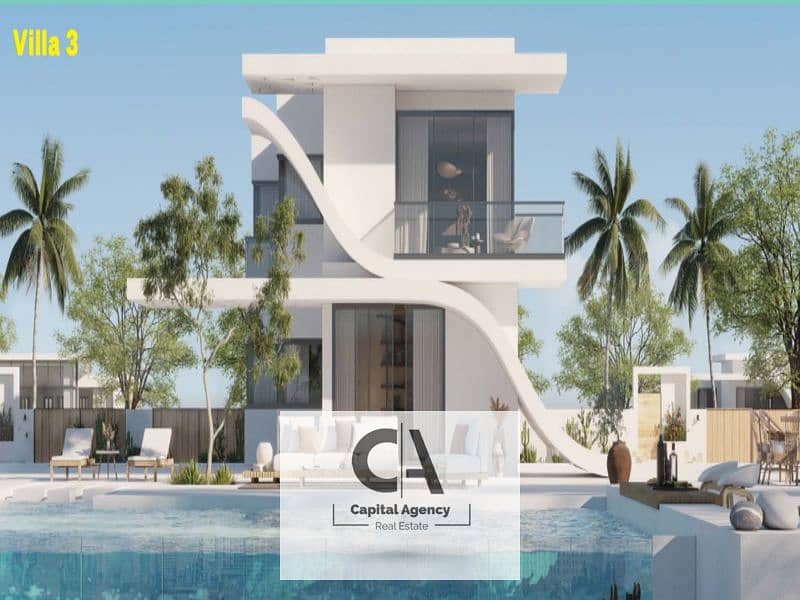 Chalet in Salt Ras El Hekma | Real estate developer Tatweer Misr | 5% down payment only View directly on the lagoon 0