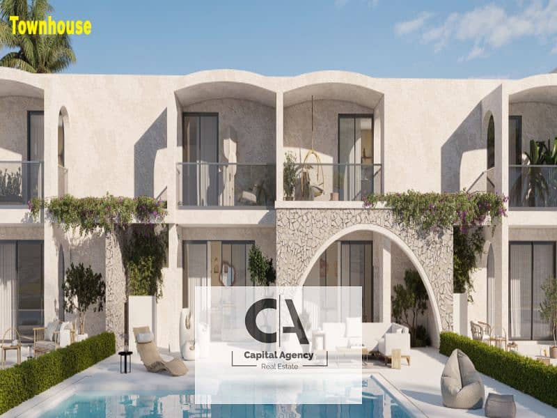 Chalet with a view directly on the lagoon, fully finished, with installments over 10 years, in Salt Ras El Hekma | With only 5% down payment  *Salt* 0