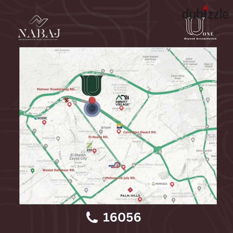 Apartment  215 meter at Sheikh zayed next to Village west compound 0