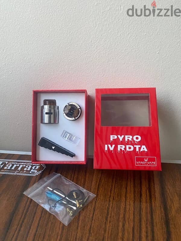 vape drag 2 + tank pyro v4 RDTA + 2 batteries 2