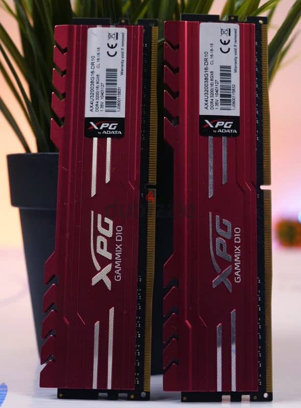 (2x8 )رامات 16 جيجا  DDR4 3200MHz - XPG D10 0