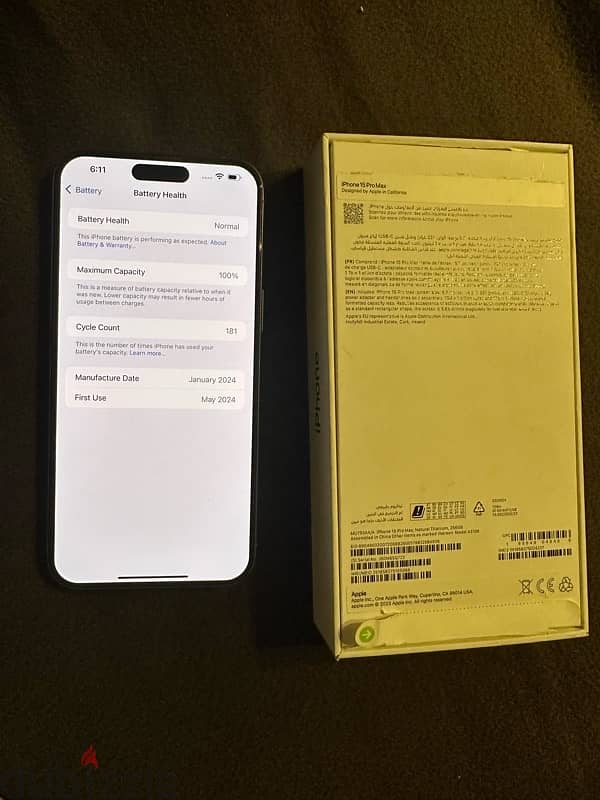 iPhone 15 pro max 256GB 2