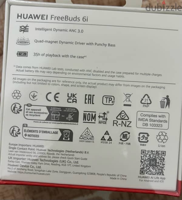 Huawei Freebuds 6i العلبه متفتحتش 1