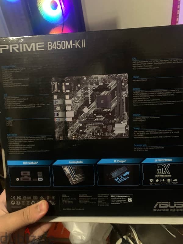 asus prime b450m kII for sale 2