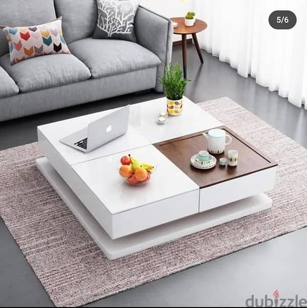 heavy multi function white table 0