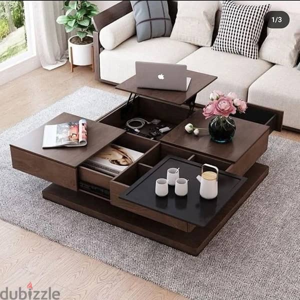 heavy multi function white table 1