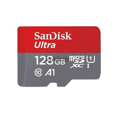 بطاقة ذاكرة SanDisk Ultra UHS I 128GB بسرعة 140 ميجابايت في الثانية