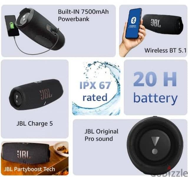 JBL Charge 5 كسر زيرو 1