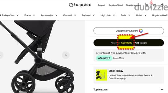 Bugaboo Cameleon 3 وارد انجلترا بأقل من عشر تمنها الاصلى