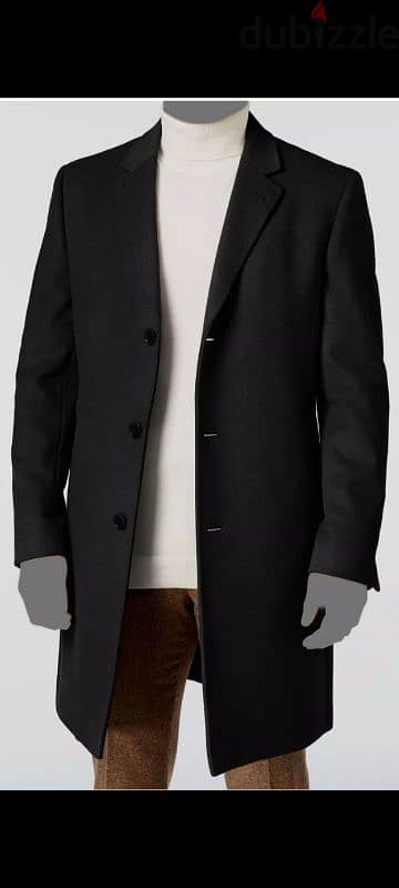 Ralph Lauren luxury wool blend overcoat size 44L (XXL) from France