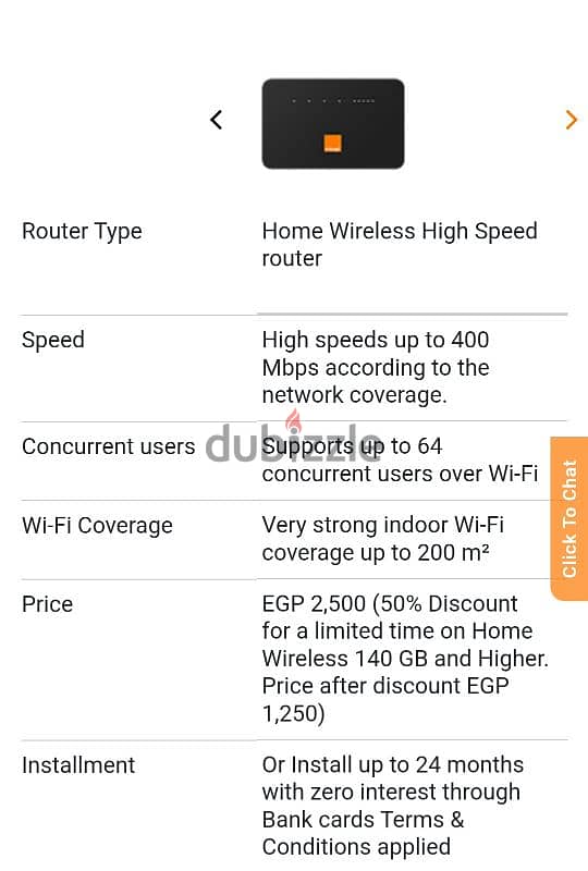 Router Orange Home 4G - Huawei 0