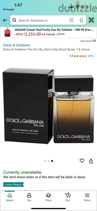 Dolce and Gabbana the one original 1